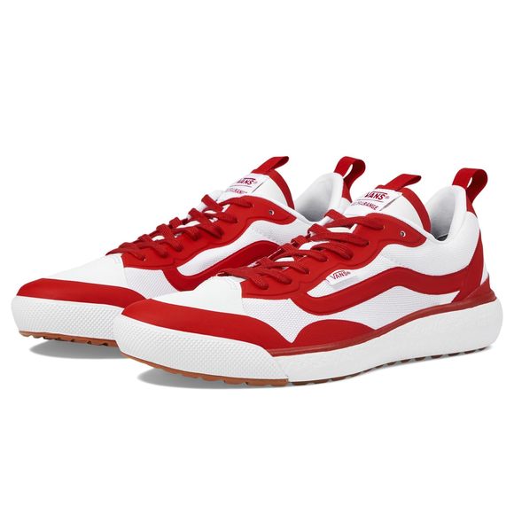 Vans Unisex Ultrarange Exo Sneakers, White/Red, Men's 7.5/Women's 9 - Picture 1 of 1